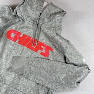 Nike Dri-Fit Kansas City Chiefs Men's Medium Grey Pullover Hoodie